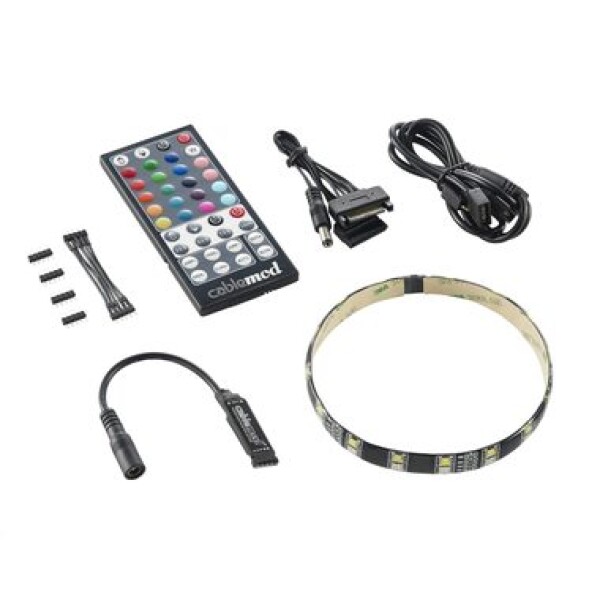 CableMod WideBeam Hybrid LED Kit 30cm - RGB W LED (CM-LED-30-D30RGBW-RK)