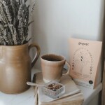 GINGERLY BIO sypaný čaj – Nacházím harmonii 70 g, růžová barva, papír, textil