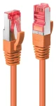 Lindy Cat6 oranžová / Patch kabel / S/FTP / RJ45-RJ45 / 2 m (47809)
