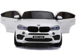 Mamido Elektrické autíčko BMW X6 M dvoumístné XXL bílé