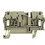 Weidmüller 1831130000 zkušební oddělovací řadová svorka pružinová svorka Tmavě béžová 100 ks