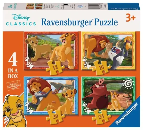 Ravensburger Disney: Lví král 4 v 1