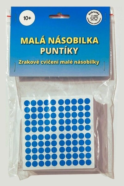 Malá násobilka Puntíky - Zrakové cvičení malé násobilky - Dobruška Hanousková