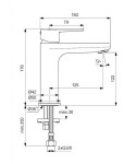 IDEAL STANDARD - Cerafine O Umyvadlová baterie, stříbrná BD131SI