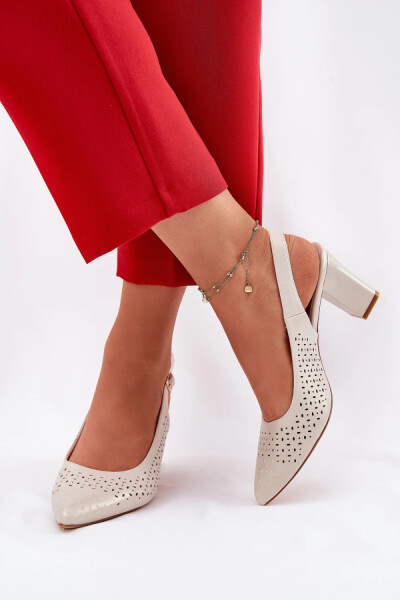 Sandály na podpatku model 211939 Step in style 37