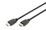 Digitus HDMI 5m černý / Kabel HDMI / 4K 60Hz / HDMI 2.0 / Ethernet, ARC, pozlacené konektory (DB-330123-050-S)