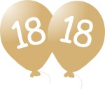 Balónek 18. narozeniny zlatý metalický Balonky.cz Balónek 18. narozeniny zlatý metalický Balonky.cz