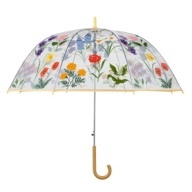 Rifle Paper Co. Deštník Garden Study Ø 130 cm, dřevo, plast
