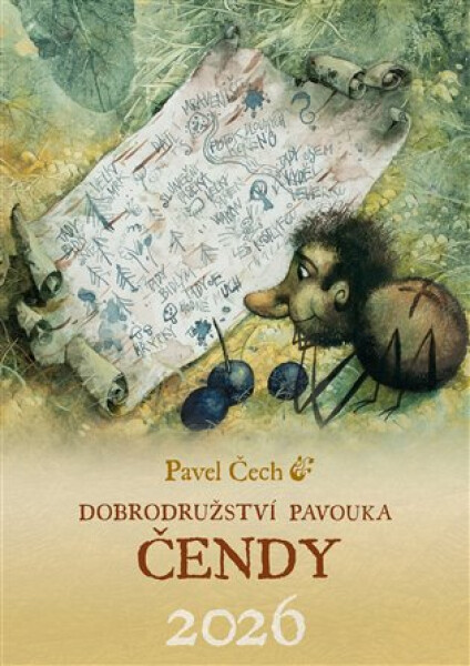 Kalendář 2026 - Dobrodružství pavouka Čendy - Pavel Čech
