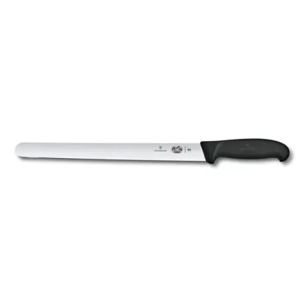 Victorinox Fibrox 30 cm černá / Plátkovací nůž / Hladké ostří / Fibrox rukojeť (5.4203.30)