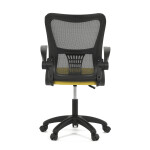 Dětská židle, houpací mechanismus, žlutá síťovina, KA-K2006 YEL