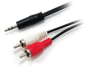 Equip Audiokabel Jack 3,5mm - 2x RCA černá / Audio kabel / 2,5 m (14709207)