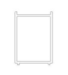 SAT - Rozšiřovací profil k boční stěně TEXSTENA v. 195cm, 20mm NDTEXROZPSTENA195