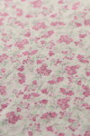 Ib Laursen Bavlněný povlak na polštář Light Pink / flowers 60 × 60 cm, růžová barva, textil