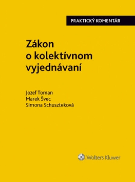 Zákon o kolektívnom vyjednávaní - Marek Švec