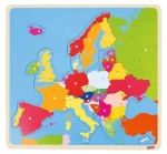 GOKI Dřevěné puzzle Mapa Evropy