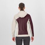 KARPOS Averau W Full-Zip Hoodie Fleece, Vineyard/Pristine velikost: L