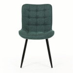 Jídelní židle, zelená, látka, HC-462 GRN2