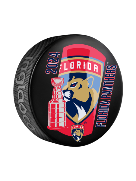 Fanatics Puk Florida Panthers NHL 2024 Stanley Cup Champions Shadow Souvenir Collector Puck