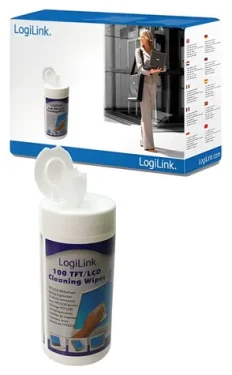 LogiLink RP0003 / Čisticí ubrousky na LCD/TFT / 100 ks (RP0003)