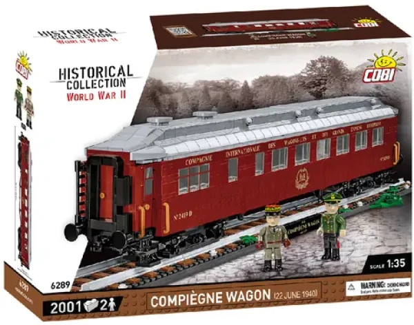 COBI 6289 Compiegne Waggon 22. 6. 1940