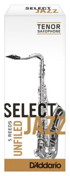 Rico RRS05TSX3H Select Jazz - Tenor Saxophone Reeds - Unfiled - 3 Hard - 5 Box