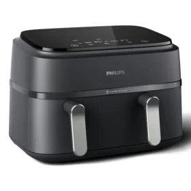 Philips NA351/00 černo-stříbrná / Horkovzdušná fritéza / 2750 W / objem 9 l (NA351/00)