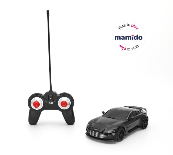 Mamido Auto na dálkové ovládání Aston Martin 2022 V12 Vantage R/C 1:24 černé