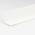 Profil uholníkový PVC bily lesk 10x10x1000
