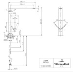 Dřezová baterie Villeroy & Boch Finera, 92700005, antracit 92700005