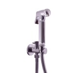 RAV Slezák - hygienický komplet na dvě použití s bidetovou sprškou a držákem , Chrom SK6905-1 SK6905-1