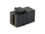 Equip Keystone konektor HDMI-HDMI černá / Keystone modul / pozlacené kontakty / 8 ks (769402)