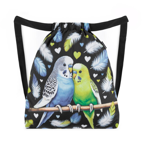 Bagmaster SÁČEK BETA 25 A školní na přezůvky / tělocvik – papoušek Černá 1,5 l 230382