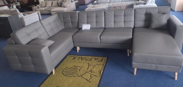 Sedací souprava Asgard U - levá varianta - eko kůže Soft 29 látka: Soft 29