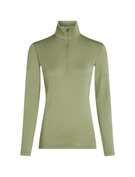 Dámské merino tričko s dlouhým rukávem ICEBREAKER Wmns 260 Tech LS Half Zip, Lichen velikost: M