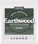 Ernie Ball 2344 Medium Earthwood Bell Bronze Acoustic Guitar Strings 13-56