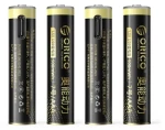 Orico Ener-G EG7C / Nabíjecí baterie AAA / lithiová / 1,5V / 500mWh / USB-C / 4ks