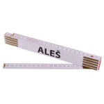 Metr skládací, 2m, dřevěný, PROFI, "ALEŠ"