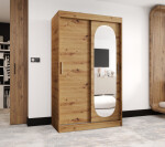Šatní skříň Abi Royal Rozměry: 150 cm, Barva korpusu + barva dveří: Černá + Černá