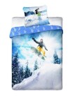 Dumdekorace Povlečení pro kluky snowboard 160 x 200 1ks 70x80 (standard zdarma) 160 x 200