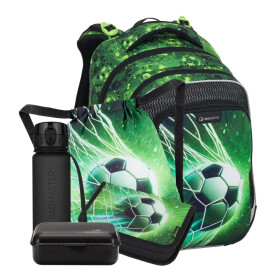 Bagmaster LUMI 25 B velký školní set pro prvňáčky – fotbal Zelená 23 l 191802