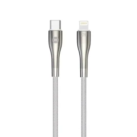 Forever Sleek Kabel USB-C (M) - Lightning (M) 1m bílá / 27W (5900495082701)