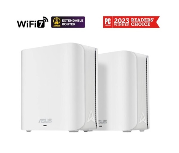 ASUS ZenWifi BD4 2-pack, WiFi7 Extendable Router, AiMesh, 2x WAN/LAN EDF_151806