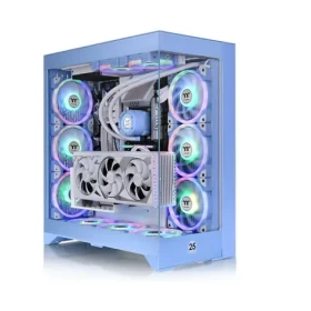Thermaltake CTE E660 MX modrá / ATX / USB-A + USB-C / 3x 120/140mm / bez zdroje / průhledná bočnice (CA-1Y3-00MFWN-01)