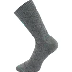VOXX Ponožky silné dvouvrstvé z merino FORCE s ionty stříbra SVĚTLE ŠEDÉ 43-46 111804
