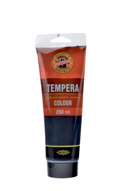Koh-i-Noor temperová barva 250 ml - černá 1700