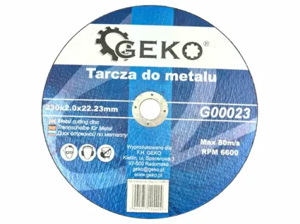 GEKO Řezný kotouč na kov 230x2.0x22.23mm (G00023)