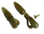 Extra Carp Závěska Lead Clip With Tail Rubber 10ks (3830)