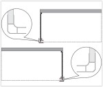 HOPA - Vanová zástěna SOPRAVASCA FISSO CC - Barva rámu - Bílá, Rozměr A - 75 cm, Směr zavírání - Univerzální Levé / Pravé, Výplň - Polystyrol 2,2 mm (acrilico) BSSVF75CCP