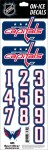 Sport Star Samolepky na helmu Washington Capitals Decals Navy